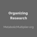 Organizing research