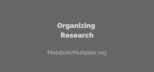 Organizing research
