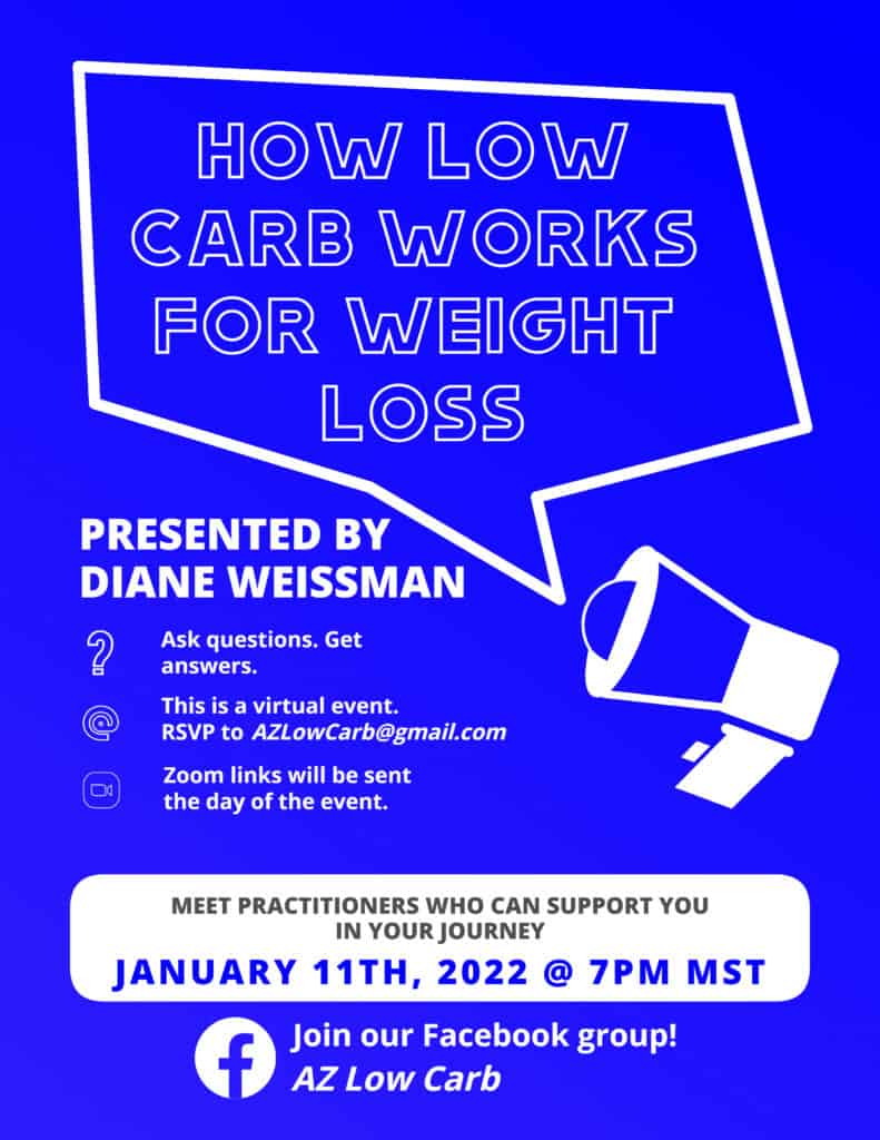 How Low Carb works for Weight Loss, Diane Weissman. Cory Jenks PharmD